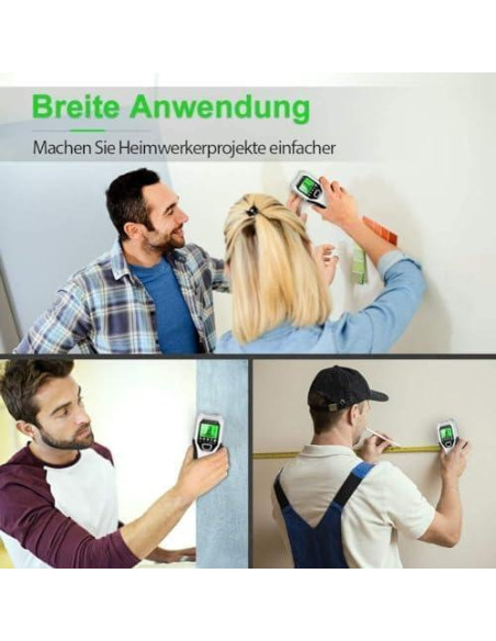 Buscador de Vigas FOLAI 5 en 1 con Pantalla LCD y Alarma