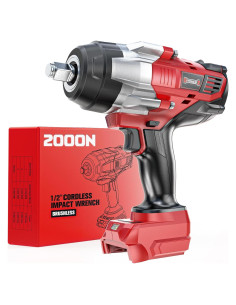 Llave de impacto inalámbrica 1/2" DIYtoolifz 1400 Nm 18V