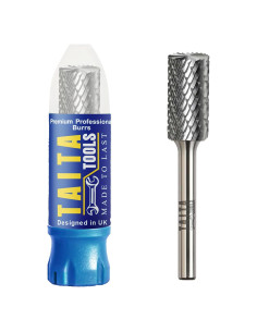 Fresa de Carburo TaitaTools 1/4" Eje Doble Corte 12.17mm