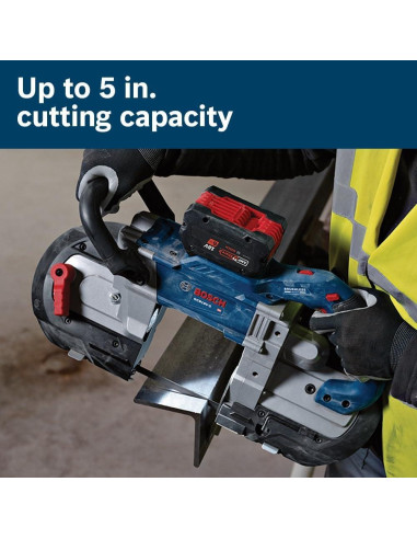 Sierra de Banda Inalámbrica Bosch GCB18V-5B26 18V 5 Pulg.