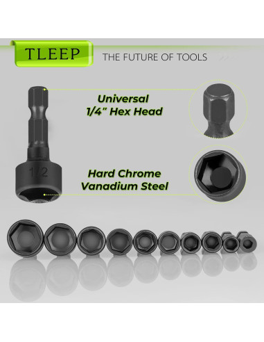 Juego de 20 Puntas de Destornillador TLEEP Acero Vanadio