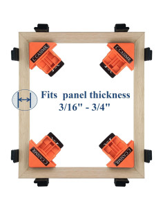 Abrazaderas de Esquina 90 CASIMR - Paquete de 4 Ajustables 2