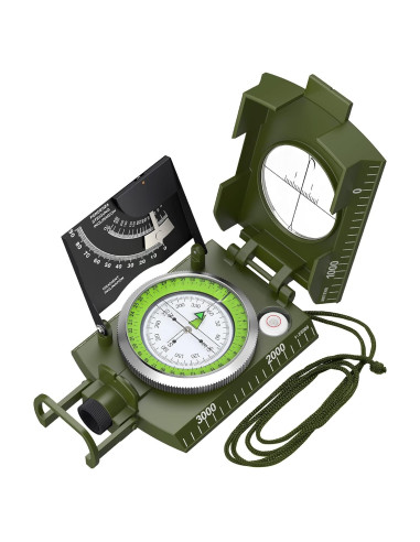 Brújula de Supervivencia Proster para Senderismo con Clinómetro