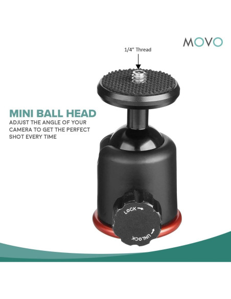 Kit de Video Movo SmartCine para Smartphone con Trípode y Micrófono