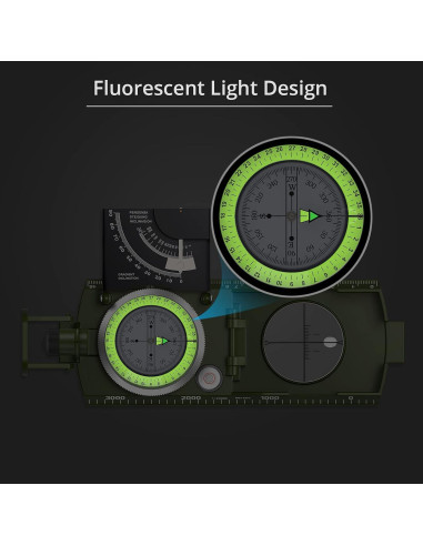 Brújula de Supervivencia Proster para Senderismo con Clinómetro