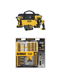 Kit Combo 3 Herramientas DEWALT DCK340C2 20V con 40 Piezas