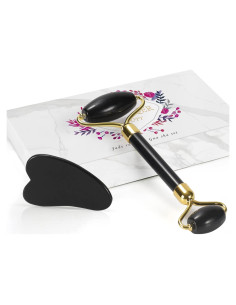 Juego de Rodillo de Jade y Gua Sha YLTNEUQER - Cuidado Facial
