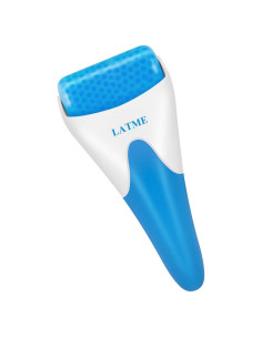 Rodillo de Hielo LATME para Masaje Facial y Corporal Azul