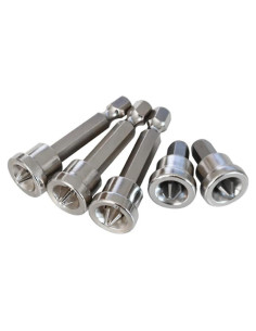 Juego de 5 Puntas de Destornillador Magnéticas Teursa PH2