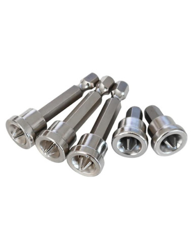 Juego de 5 Puntas de Destornillador Magnéticas Teursa PH2