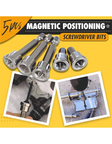 Juego de 5 Puntas de Destornillador Magnéticas Teursa PH2