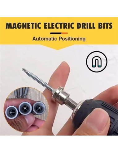 Juego de 5 Puntas de Destornillador Magnéticas Teursa PH2