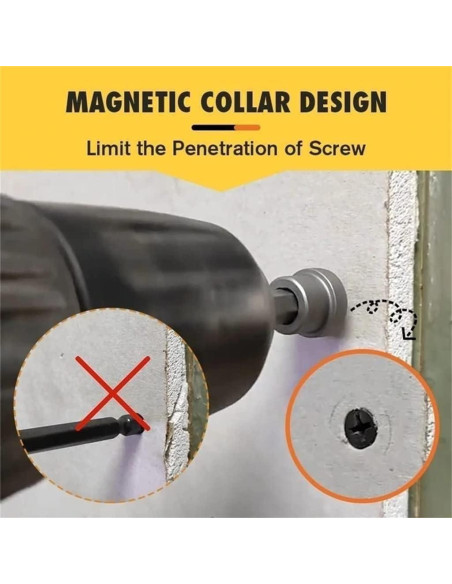 Juego de 5 Puntas de Destornillador Magnéticas Teursa PH2