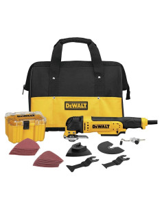 Herramienta Oscilante DEWALT DWE315K 3A con 29 Accesorios