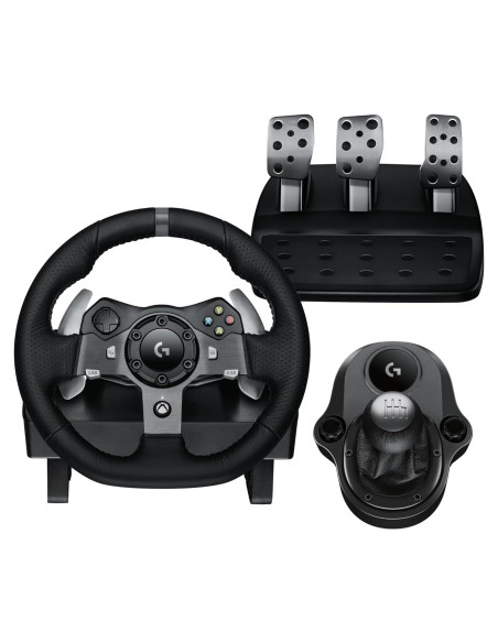 Volante de Carreras Logitech G920 + Cambio de Fuerza - Xbox y PC