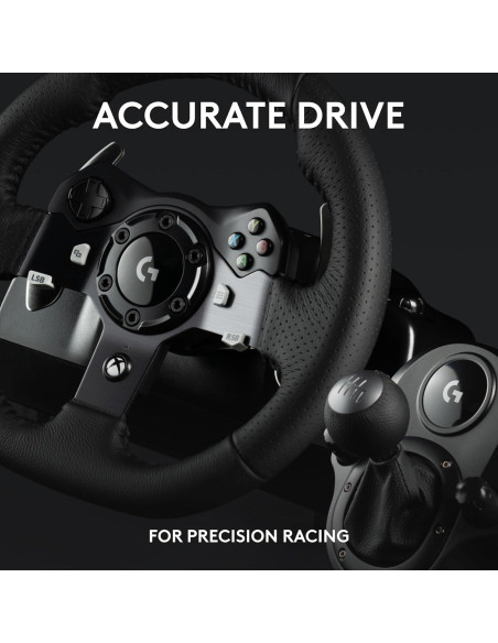 Volante de Carreras Logitech G920 + Cambio de Fuerza - Xbox y PC
