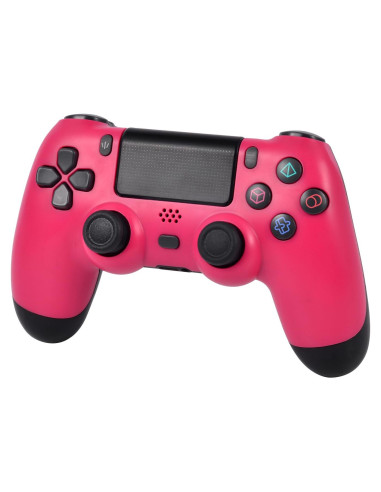 Controlador Inalámbrico PYMENA PS4 Rosa con Doble Vibración