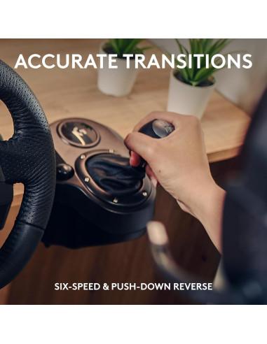 Volante de Carreras Logitech G920 + Cambio de Fuerza - Xbox y PC