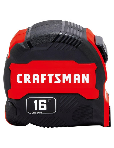 Cinta Métrica Craftsman 4.88 m Compacta y de Fácil Agarre