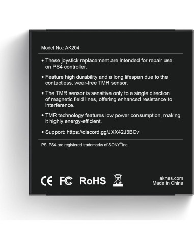 Joystick TMR Electromagnético AKNES para Controlador PS4 - 1 Par