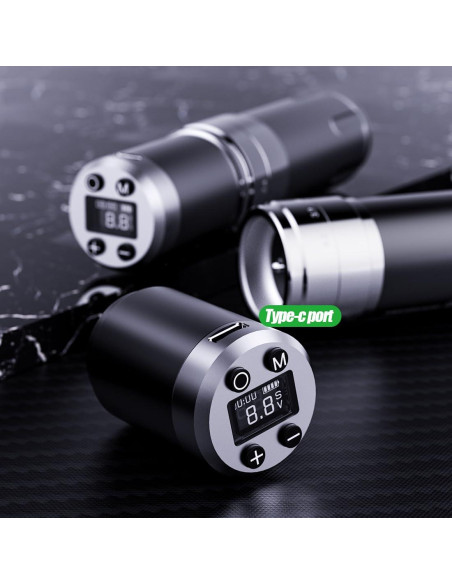 Máquina de Tatuaje Inalámbrica Dragonhawk YZBTD con 2 Baterías