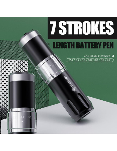 Máquina de Tatuaje Inalámbrica Dragonhawk YZBTD con 2 Baterías