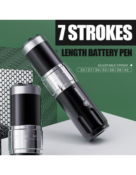 Máquina de Tatuaje Inalámbrica Dragonhawk YZBTD con 2 Baterías