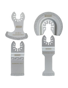 Cuchillas de Diamante XXGO XG4004D para Multitool Oscilante 4 Pcs