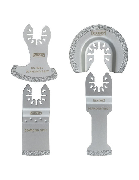 Cuchillas de Diamante XXGO XG4004D para Multitool Oscilante 4 Pcs