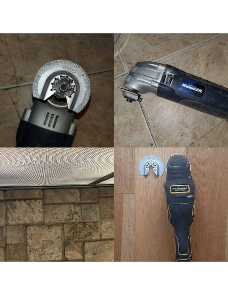 Cuchillas de Diamante XXGO XG4004D para Multitool Oscilante 4 Pcs