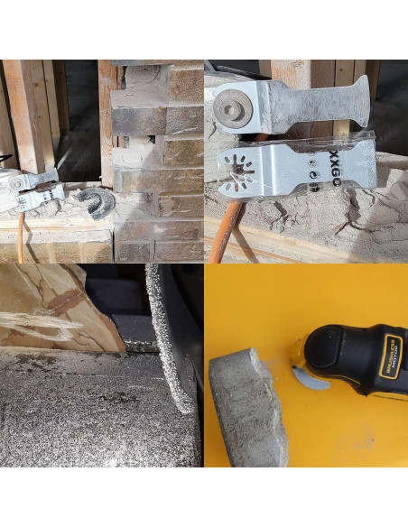 Cuchillas de Diamante XXGO XG4004D para Multitool Oscilante 4 Pcs