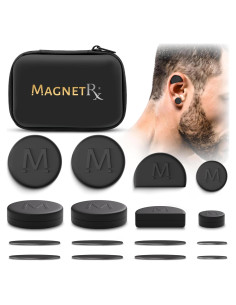 Imanes para Oído de Coliflor MagnetRX - Kit de 8 Imanes y Espaciadores