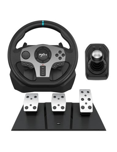 Volante de Carreras PXN V9 con Pedales y Palanca para PS4, PC, Xbox