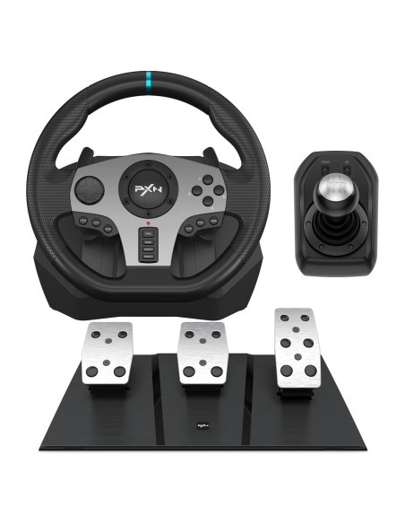 Volante de Carreras PXN V9 con Pedales y Palanca para PS4, PC, Xbox