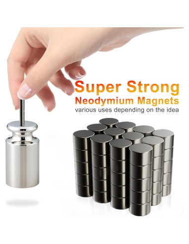 Imanes Redondos Pequeños Neodimio Rhinocats 5x3mm 120pcs