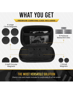 Imanes para Oído de Coliflor MagnetRX - Kit de 8 Imanes y Espaciadores 2