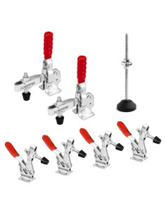 POWERTEC Abrazaderas de Palanca Horizontal y Vertical 227kg