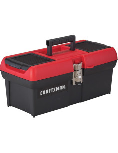Caja de herramientas CRAFTSMAN 16" (40.64 cm) con cerradura 2