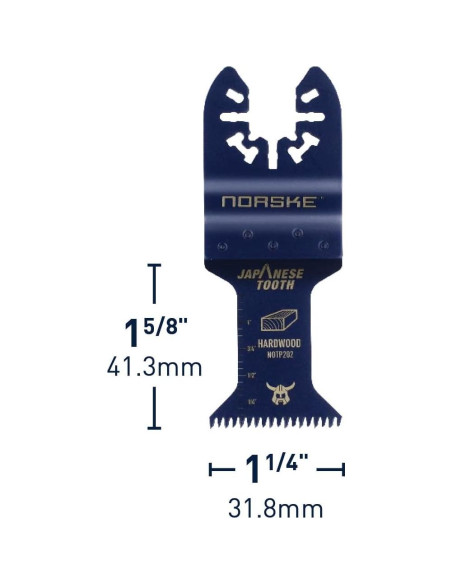 Hojas de Sierra Oscilante Norske NOTP278 Bi-Metal 3.2 cm - 10 Piezas