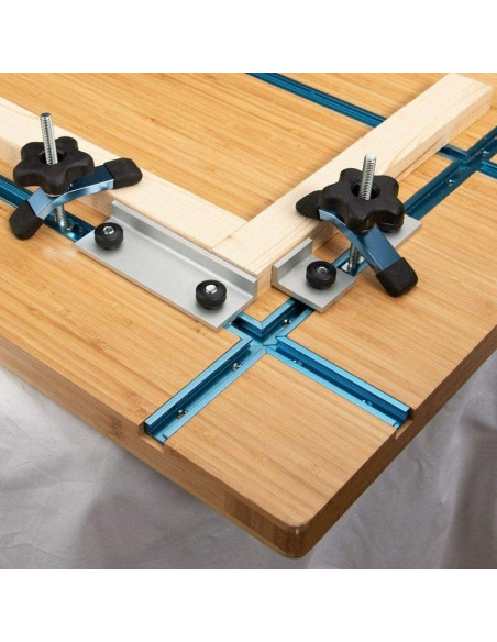 Kit de Intersección T-Track POWERTEC 71609V para Madera