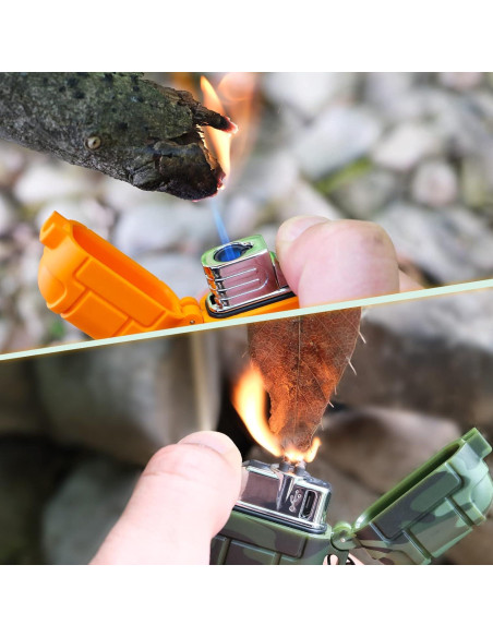 Paquete de 3 Encendedores Impermeables Laffizz Butano y USB