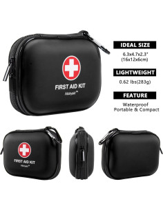 Mini Kit de Primeros Auxilios Atickyaid 120 Piezas Impermeable 2