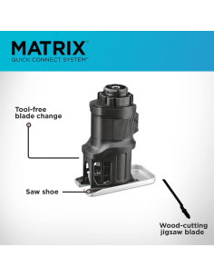 Sierra de Calar BLACK+DECKER 20V con Bolsa de Herramientas 40.6cm 2