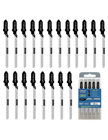Cuchillas de sierra de calar T Shank GINEPAN T101AO 20PCS