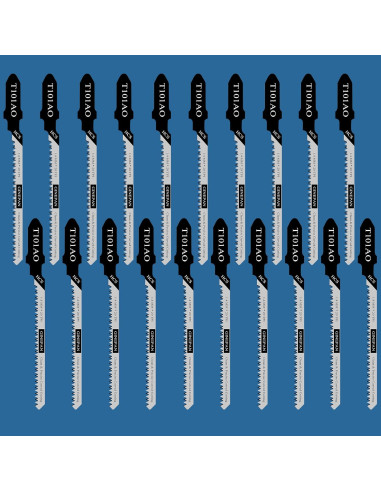 Cuchillas de sierra de calar T Shank GINEPAN T101AO 20PCS