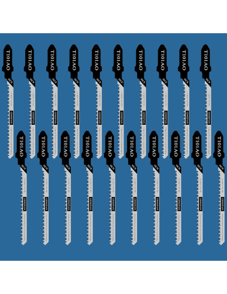 Cuchillas de sierra de calar T Shank GINEPAN T101AO 20PCS