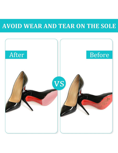 6 Protectores Antideslizantes para Tacones TORIHIKI 10.16x24.89cm