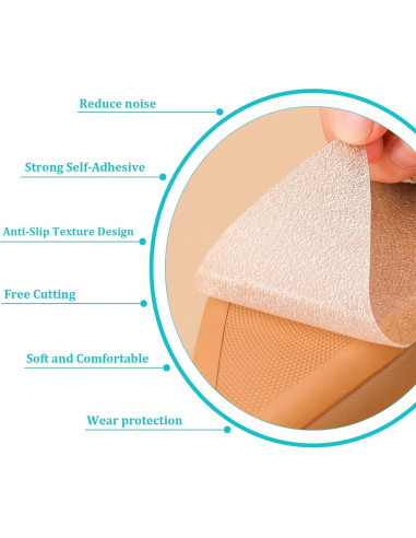 6 Protectores Antideslizantes para Tacones TORIHIKI 10.16x24.89cm