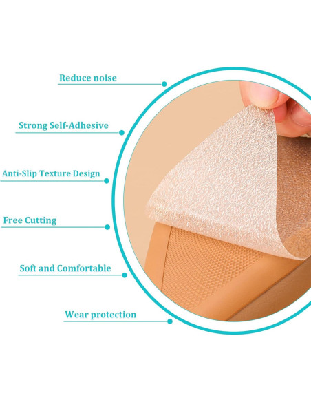 6 Protectores Antideslizantes para Tacones TORIHIKI 10.16x24.89cm