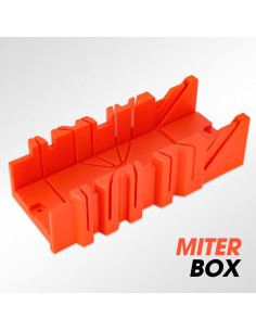 Caja de Inglete de Plástico DNA MOTORING 1pc para Carpintería 2